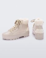 Beige Melissa Fluffy Sneaker - Image 2