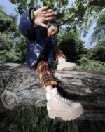 Beige Melissa Fluffy Sneaker - Image 5