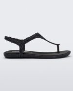 Black Melissa Campana Flow Sandal