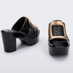 Black Melissa Mule Buckle Up Viktor & Rolf