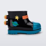 Black Mini Rain Boot Fabula Baby Melissa