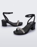 Black Shiny Heel Melissa - Image 3