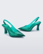 Green Slingback Heel Larroudé Melissa - Image 3