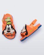 Melissa Orange Mini Beach Slide Sandal Mickey And Friends Baby - Image 3