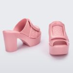 Melissa Pink Mule Buckle Up Viktor & Rolf