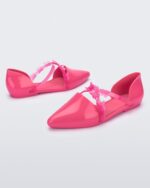 Pink Melissa Pointy Stripe Fly - Image 4