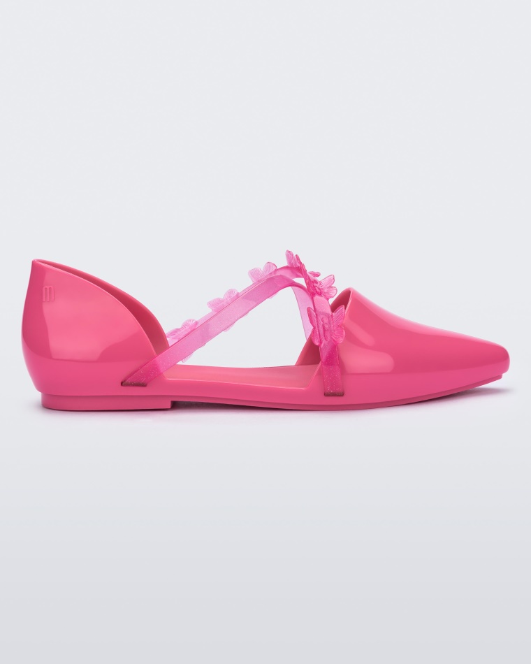pink_melissa_pointy_stripe_fly.jpg Pink Melissa Pointy Stripe Fly - Image 1