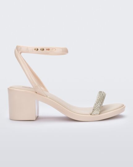 Shiny Heel Beige Melissa